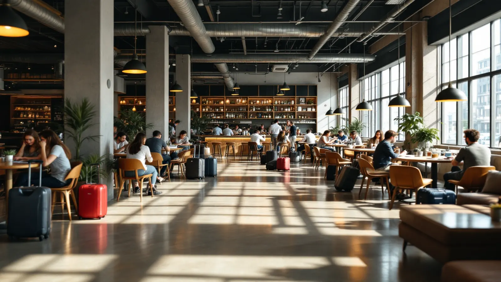 How a hybrid hotel mixes students, guests and neighbours